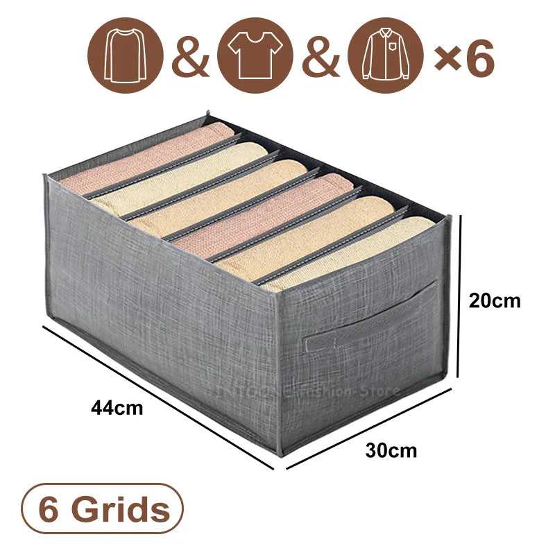 Drawer Organizer Storage Box for Clothes Jeans T-Shirts Socks