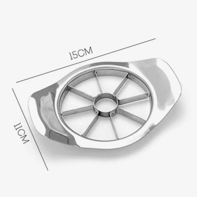 Apple and fruit slicer. Tool, stainless steel kitchen accessory